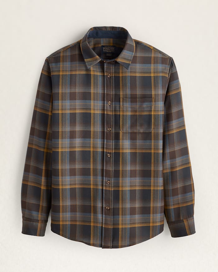 MEN'S PLAID MERINO LODGE SHIRT